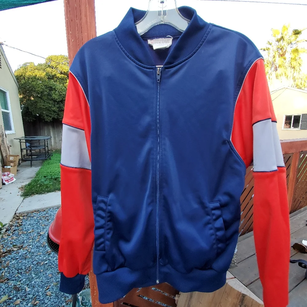 Vintage Cheetah Sport by Mervyn's track suit top. Medium. Used. Bright. … - Picture 12 of 12